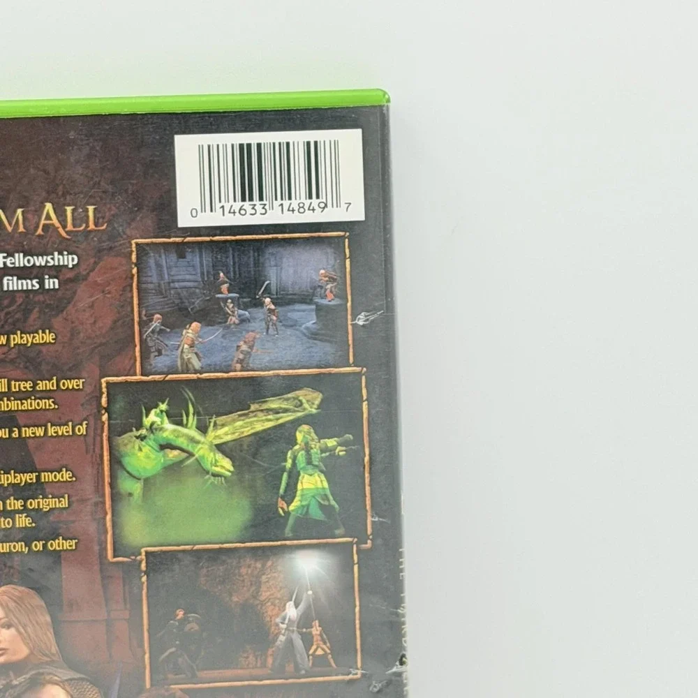 The Lord Of The Rings The Third Age Microsoft Xbox EA RPG Video Game T NTSC-U/C